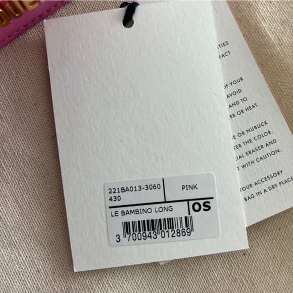 Jacquemus Pink Leather Le Bambino Long Bag - Picture 5 of 10